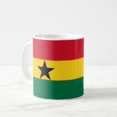 Mug Ghana Drapeau en céramique Musique (Devant gauche)