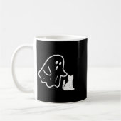 Mug Ghost Cat Cket Funny Halloween Costume Men Women K (Gauche)