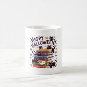 Mug Ghost Cat Lecture Livres Lover Cadeaux Halloween S (Centre)