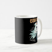 Mug Ghost Code Boo In The Icu Nursing Gift For Hallowe (Devant droit)