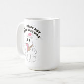 Mug Ghost Dead Inside, mais c’est Noël Boo jee Xmas (Devant gauche)