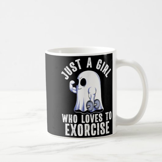 Mug Ghost Funny Gym Workout Bodybuilding Soky Hallowee (Droite)