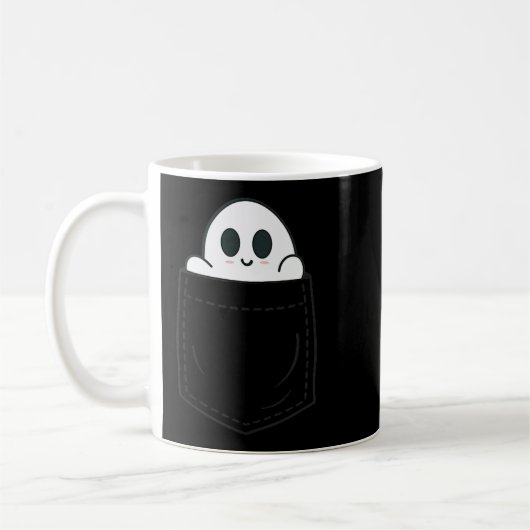 Mug Ghost In Cket Halloween  (Gauche)