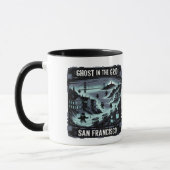 Mug Ghost in the Grid - San Francisco Éffrayant Tech (Gauche)