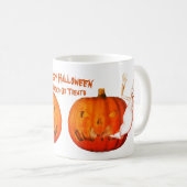 Mug Ghost Jack-o'-lantern Halloween drôle (Devant droit)