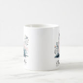 Mug Ghost mignon dans Bushes Nom Halloween (Centre)