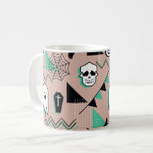 Mug Ghost motif, halloween thème sans couture motif av (Devant gauche)