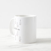 Mug Ghost Pas De Boo-rée Danseur de ballet Éffrayant H (Devant gauche)