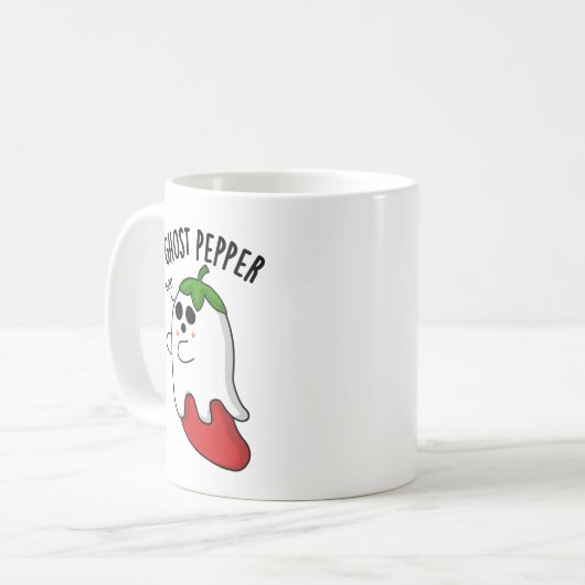 Mug Ghost Pepper Funny Chili Pun (Devant gauche)