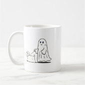 Mug Ghost Walking Chien Ghostile Drôle Halloween Chien (Gauche)