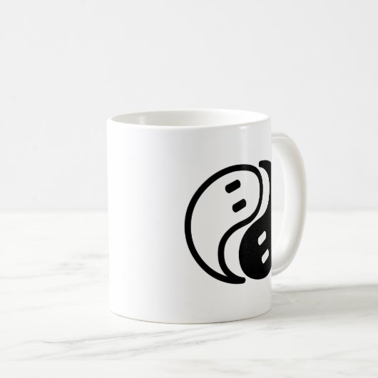 Mug Ghost Yin Yang (Devant droit)
