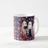 Mug Ghosts et chats noirs Halloween (Devant droit)