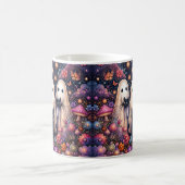 Mug Ghosts et chats noirs Halloween (Centre)