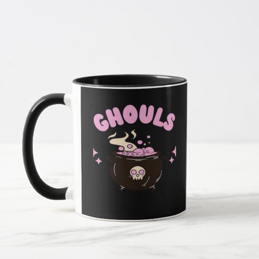 Mug Ghouls Veut Juste Avoir Un Design Classique Amusan (Gauche)