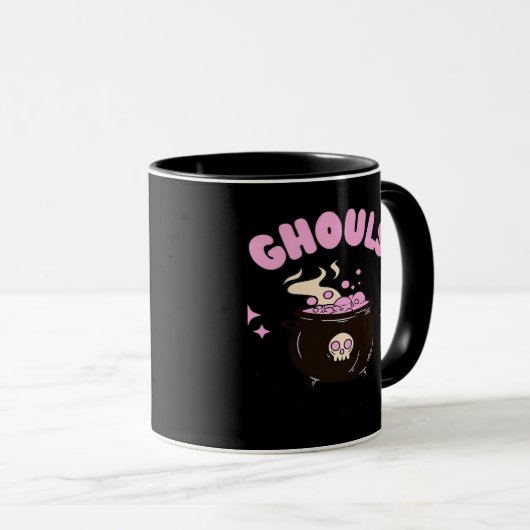 Mug Ghouls Veut Juste Avoir Un Design Classique Amusan (Devant droit)