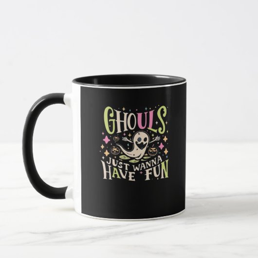 Mug Ghouls veut juste avoir un design Déplaisant amusa (Gauche)