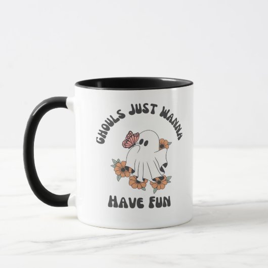 Mug Ghouls veut juste avoir un design Déplaisant amusa (Gauche)
