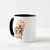 Mug Ghouls Veut Juste Avoir Une Citation De Slogan Amu (Devant gauche)