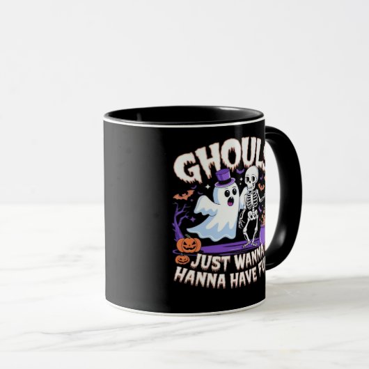 Mug Ghouls veut juste s'amuser Basic & Citation (Devant droit)