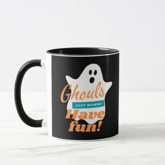 Mug Ghouls Veut Juste S'Amuser Cet Halloween (Gauche)