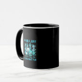 Mug Ghouls veut juste s'amuser - Design Éffrayant Grap (Devant gauche)