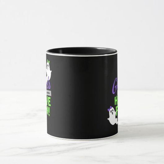 Mug Ghouls veut juste s'amuser drôle automne (Centre)