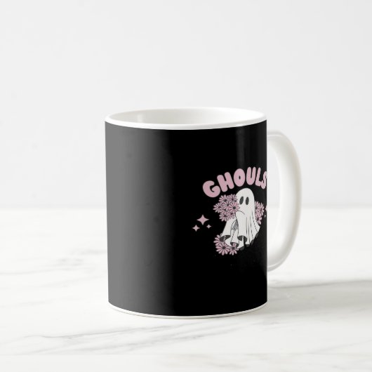 Mug Ghouls veut juste s'amuser Halloween Art Basic Sty (Devant droit)