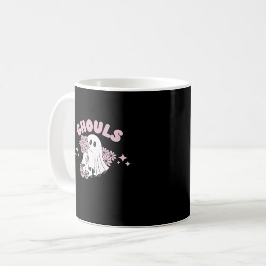 Mug Ghouls veut juste s'amuser Halloween Art Basic Sty (Devant gauche)