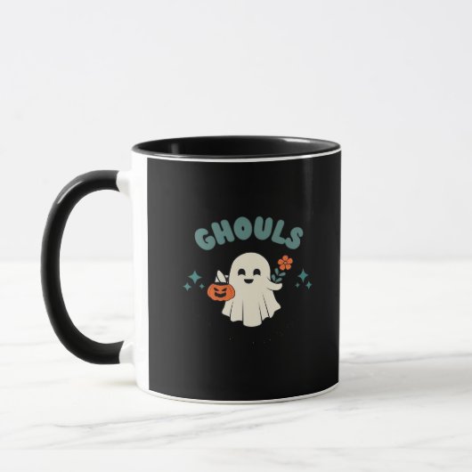 Mug Ghouls veut juste s'amuser Halloween Art Funny Quo (Gauche)