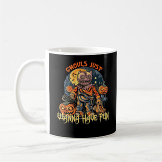 Mug Ghouls veut juste s'amuser Halloween design
