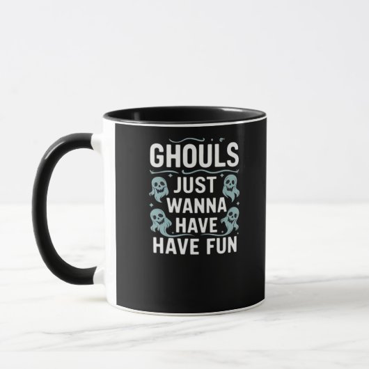 Mug Ghouls veut juste s'amuser - Halloween Super (Gauche)