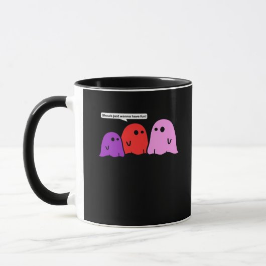 Mug Ghouls veut juste s'amuser Halloween Trending Feed (Gauche)