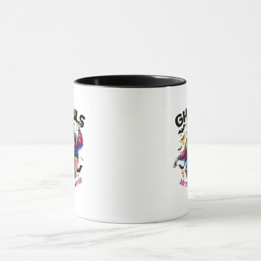 Mug Ghouls veut juste s'amuser Halloween Vibes (Centre)