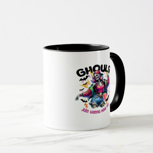Mug Ghouls veut juste s'amuser Halloween Vibes (Devant droit)