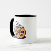 Mug Ghouls veut juste s'amuser - mignon Doodle d'Hallo (Devant gauche)