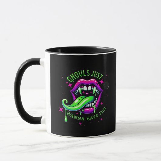 Mug Ghouls Veux Juste Avoir Un Design Amusant Boo-tifu (Gauche)