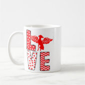 Mug Ghound Valentines Day Love Valentine Cute Heart  (Gauche)