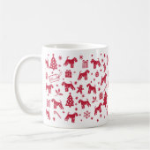 Mug Giant Schnauzer Design de Noël (Gauche)