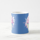 Mug Giclée Abstrait Tache de Crème Glacée Rose Clair (Centre)