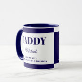 Mug Gift for Daddy with  Names  (Devant gauche)