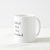 Mug GiftedBut NotIdentified (Devant droit)