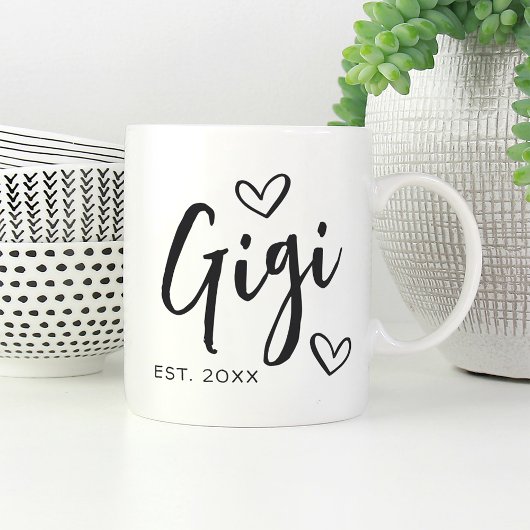Mug Gigi Année Grandma établie