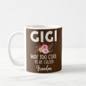 Mug Gigi Chemin Au Cool À Appeler Grand-Mère Floral (Gauche)
