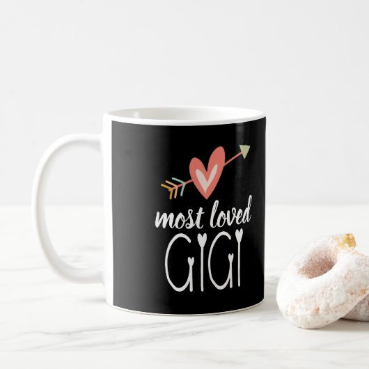 Mug Gigi cœur le plus aimé (Avec donut)