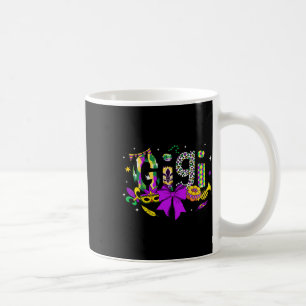 Mug Gigi Coquette Bow Mardi Gras Femmes Maman Mère Car
