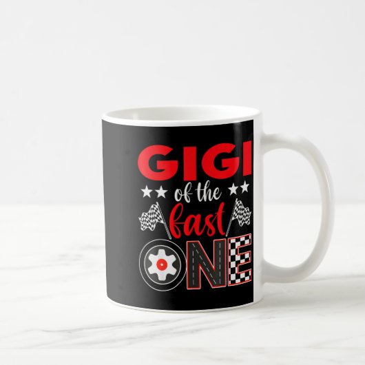 Mug Gigi du rapide Anniversaire 1ère voiture de course (Droite)