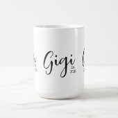 Mug Gigi écriture noire établie (Centre)