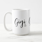 Mug Gigi écriture noire établie (Gauche)