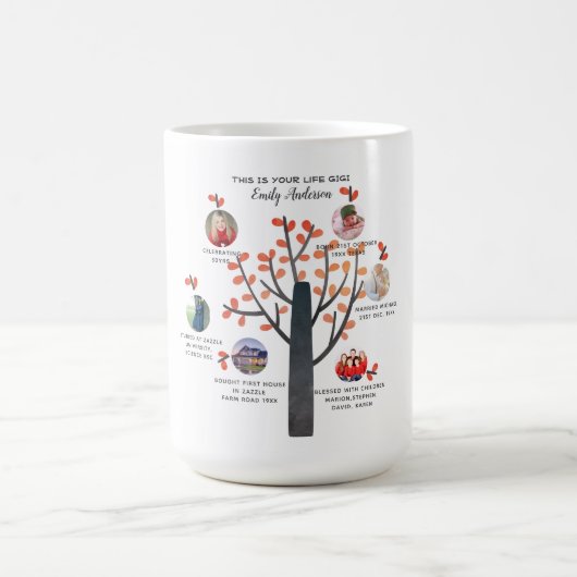 Mug GIGI - Jalons de l'arbre généalogique Cadeau pour (Centre)