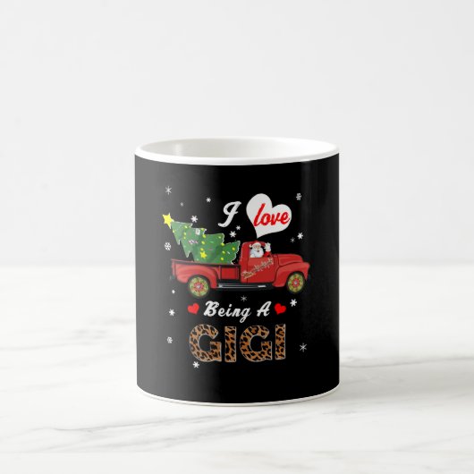 Mug Gigi Lover | J'Aime Être Un Gigi Arbre De Noël (Centre)